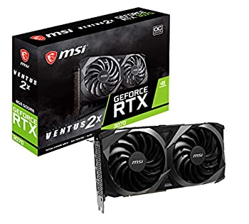 【中古】MSI GeForce RTX 3070 VENTUS 2X OC グラフィクスゲーム盤 VD7419