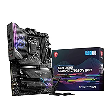 【中古】MSI MPG Z590 GAMING CARBON WIFI 母ちゃんゲーム盤 ATX [Intel Z590心付け書き割り積み上げる] MB5240