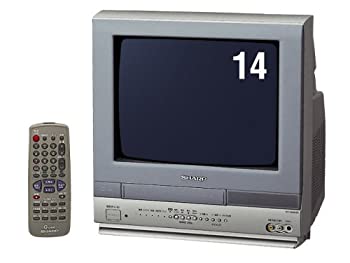 【中古】「人並み外れたに似つかわしい」SHARP 二重奏 VT-14GH10 映像媒体テレビ受像機