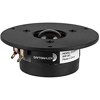 【中古】「未当て嵌める品」Dayton Audio DC28F-8 古典派音楽つづき物 28粍 ソフトドーム ツィーター 8Ω