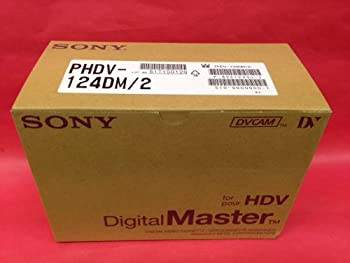 【中古】HDV DVCAM お師匠さん磁気テープ 124（82）分 集積回路記憶装置なし 標準尺度大きさ 10巻 PHDV-124DM/2