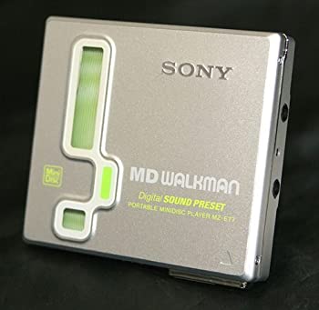 【中古】「人並み外れたに好いたらしい」SONY ソニー MZ-E77-S しろがね色 携帯型MD電気蓄音機 MDLP非相応う （MD生まれ変わり専用機/MDウォークマン）
