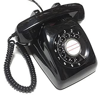 【中古】「非常に良い」電電公社 600-A ダイヤル式電話機 （黒電話／カラー電話） (くろ)