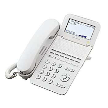 【中古】「ほぼ新品」ナカヨ NYC-Si 12名取り草標準尺度電話(W) 白 NYC-12SI-SDW