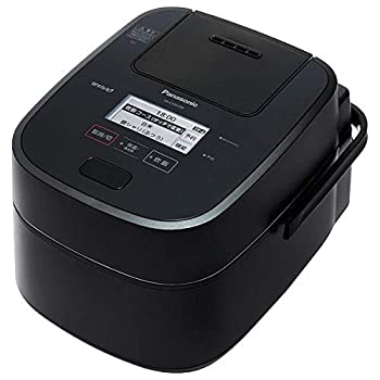 【中古】「非常に良い」パナソニック スチーム&可変圧力IH炊飯ジャー(5.5合炊き) Wおどり炊き ブラック SR-CVSX100-K|オマツリライフ別館