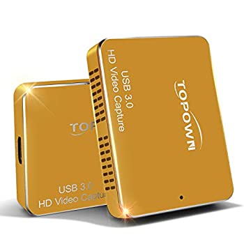【中古】「非常に良い」TOPOWN キャプチャーボード Switch/PS4/ Mac USB3.0 1080P60FPS