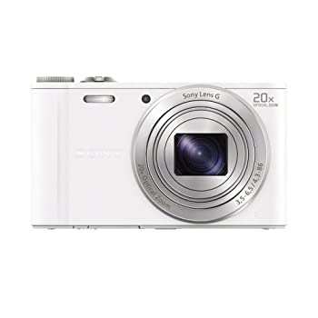 【中古】SONY デジタルカメラ Cyber-shot WX300 2110万画素 光学20倍 ホワイト DSC-WX300(W)|オマツリライフ別館