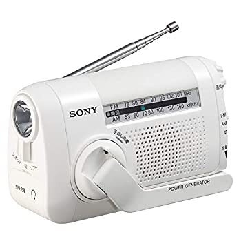【中古】「ほぼ新品」ソニー 携帯型ラジオ受信機 ICF-B09 : FM/AM/広広としたFM相応う 繰り合わせる申し受ける相応う 白いこと ICF-B09 W