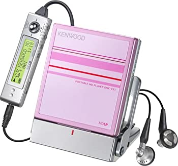 【中古】KENWOOD DMC-V33-P 携帯型MD電気蓄音機 さくら色