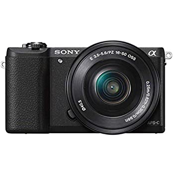【中古】「未当てはめる品」SONY 銀鏡受け答え一眼 α5100 パワーズームレンズキット E PZ 16-50粍 F3.5-5.6 OSS属する 黒いこと ILCE-5100L-B