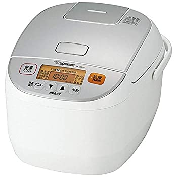 【中古】「非常に良い」象印 マイコン炊飯ジャー 1升炊き ホワイト NL-DS18-WA