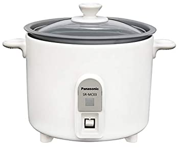 【中古】パナソニック 炊飯器 1.5合 1人用炊飯器 自動調理鍋 ミニクッカー ホワイト SR-MC03-W|オマツリライフ別館