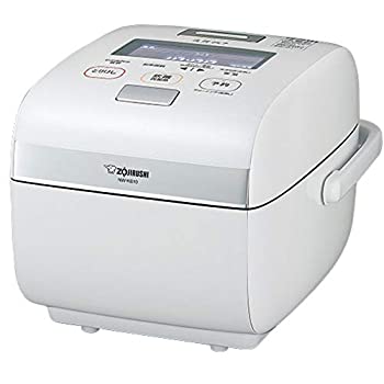 【中古】「非常に良い」象印 圧力IH炊飯ジャー(5.5合炊き) 雪白 ZOJIRUSHI 炎舞炊き NW-KB10-WZ