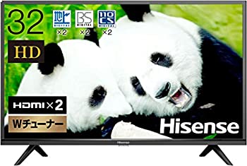 ハイセンス 32V型 ハイビジョン 液晶 テレビ 32H38E ダブルチューナー 外付けHDD裏番組録画対応 3年