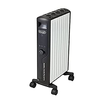 【中古】「人並み外れたに好いたらしい」デロンギ(DeLonghi)マルチダイナミックヒーター 無し風暖房装置 ピュアホワイト+引っ敷き黒いこと [8~10畳用] MDHU12-BK キッチン用品・食器・調理器具-その他
