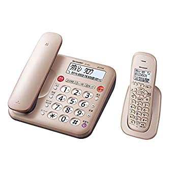 【中古】「未当て嵌める品」JD-MK1CL(ゴールド系) 電話 子機1台印字機 コードレス