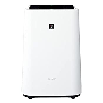 【中古】「非常に良い」シャープ 加湿 空気清浄機 プラズマクラスター 7000 スタンダード 13畳 / 空気清浄 23畳 ホワイト KC-N50-W