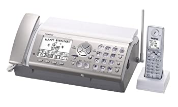 【中古】「非常に良い」ブラザー 普通紙ファクス FAX-380DL デジタルコードレス子機1台 FAX-380DL