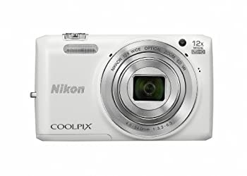 【中古】Nikon デジタルカメラ COOLPIX S6800 12倍ズーム 1602万画素 ナチュラルホワイト S6800WH|オマツリライフ別館