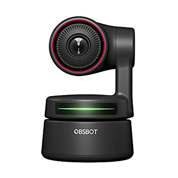 【中古】OBSBOT Tiny 4K webカメラ AI自動追跡 4K UHD対応 オートフォーカス HDR機能付き 広角 マイク内蔵 首振り 4倍ズーム ジェスチャーコントロール U