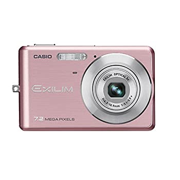 【中古】カシオ Exilim EX-Z77 7.2MP デジタルカメラ アンチシェイク光学ズーム 3倍 (ピンク)|オマツリライフ別館