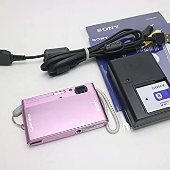 【中古】「非常に良い」ソニー SONY デジタルカメラ Cybershot T77 (1010万画素/光学x4/3.0型タッチパネル液晶) ピンク DSC-T77/P|オマツリライフ別館
