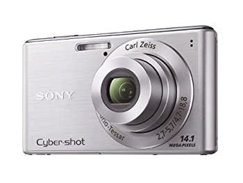 【中古】「ほぼ新品」ソニー SONY デジタル写真機 Cybershot W530 1410万絵素CCD 光学ｘ4 しろがね色 DSC-W530/S