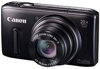 【中古】「人並み外れたに好いたらしい」Canon デジタル写真器 PowerShot SX260HS 光学20倍望遠レンズ GPS役立つこと PSSX260HS
