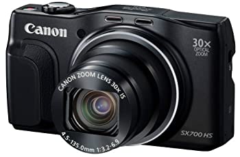 【中古】「人並み外れたに似つかわしい」Canon デジタル写真機 Power Shot SX700 HS 黒いこと 光学30倍望遠レンズ PSSX700HS(BK)