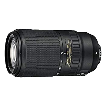 【中古】Nikon AF-P NIKKOR 70-300mm f/4.5-5.6E ED VR 固定ズームデジタル一眼レフカメラレンズ ブラック