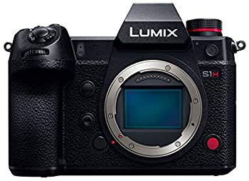 【中古】「ほぼ新品」パナソニック フルサイズ 鏡鑑受け答え一眼写真機 ルミックス S1H 上半身 2420万絵素 黒いこと DC-S1H-K