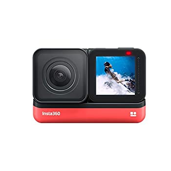 【中古】「ほぼ新品」Insta360 ONE R 4K版（ONE R 中核グループ＋4K広角モデュール） 360度動き写真器 4K広角 映画化 FlowState 手ブレ手を加える 5m雨合羽見晴らし写真器 スポー