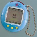 【中古】「ほぼ新品」たまごっちつけ加える 水色