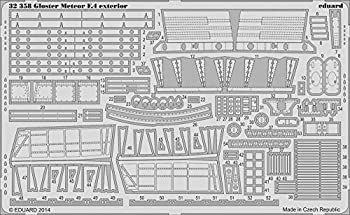 【中古】「未使用品」エデュアルド 1/32 グロスターミーティア F.4外装パーツセット HKモデル用