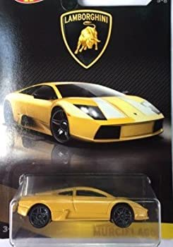 【中古】「非常に良い」Hot Wheels 2017 Lamborghini Series Replacement for Lamborghini Murcielago 5/8%カンマ% Yellow|オマツリライフ別館