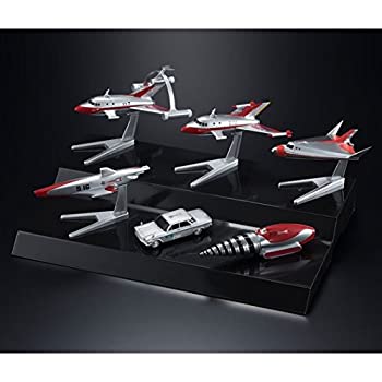 【中古】「ほぼ新品」メカコレクション ウルトラマンシリーズ 科学特捜隊セット[エクストラフィニッシュ](ホビーオンラインショップ限定)
