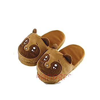 【中古】「ほぼ新品」タヌキと稲荷 ぬいぐるみ家庭用スリッパ～可愛らしいタヌキと稲荷～ タヌキ単品