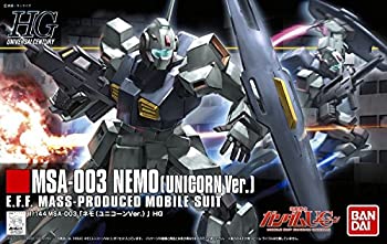 【中古】「ほぼ新品」HGUC 機動戦士ガンダムUC MSA-003 ネモ（ユニコーンVer.） 1/144スケール 色分け済みプラモデル｜オマツリライフ別館