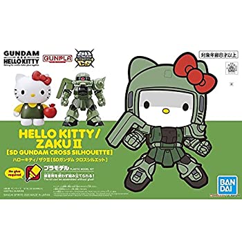 【中古】「未使用品」SDガンダムクロスシルエット ハローキティ/ザクII 色分け済みプラモデル 2554763