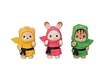 【中古】「ほぼ新品」シルバニファミリー 赤ちゃん忍者トリオ C-66