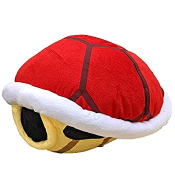 【中古】「ほぼ新品」百貨店マリオ 特大大きさ カメのこうら ぬいぐるみ 35 (赤こうら)