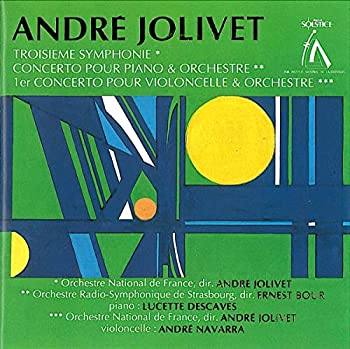 【中古】「未使用品」［CD］Jolivet: Troisieme Symphonie Concertos
