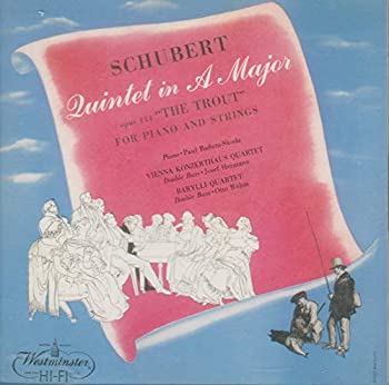 【中古】「ほぼ新品」［CD］シューベルト:ピアノ五重奏曲 ます