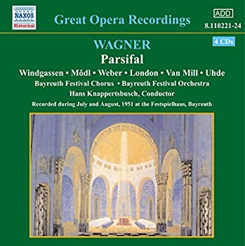【中古】「ほぼ新品」［CD］Wagner: Parsifal 1951