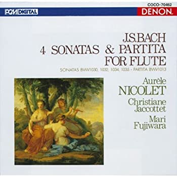 【中古】「ほぼ新品」［CD］バッハ:フルート・ソナタ全集(全5曲)