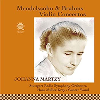 【中古】「非常に良い」［CD］メンデルスゾーン & ブラームス : ヴァイオリン協奏曲 / ヨハンナ・マルツィ & シュトゥットガルト放送交響楽団 (Mendelssohn & Brahms :