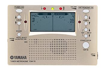 【中古】「非常に良い」YAMAHA チューナー&メトロノーム TDM-70