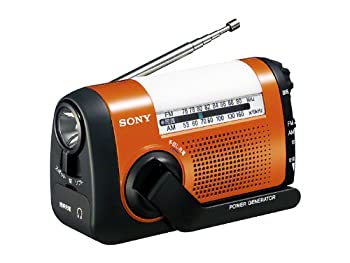 【中古】「人並み外れたに好いたらしい」SONY FM/AM携帯型ラジオ受信機 オレンジ色 ICF-B08/D