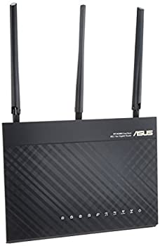 【中古】「非常に良い」ASUS WiFi 無線LAN ルーター RT-AC68U 11ac デュアルバンド AC1900 1300+600Mbps 最大18台 4LDK 3階建 【 iPhone X / XS 対応 】