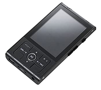 (非常に良い)グリーンハウス MP3プレーヤー kana RT 8GBメモリー内蔵 microSD microSDHC(~32GB)対応 ブラック GH-KANART8-BK